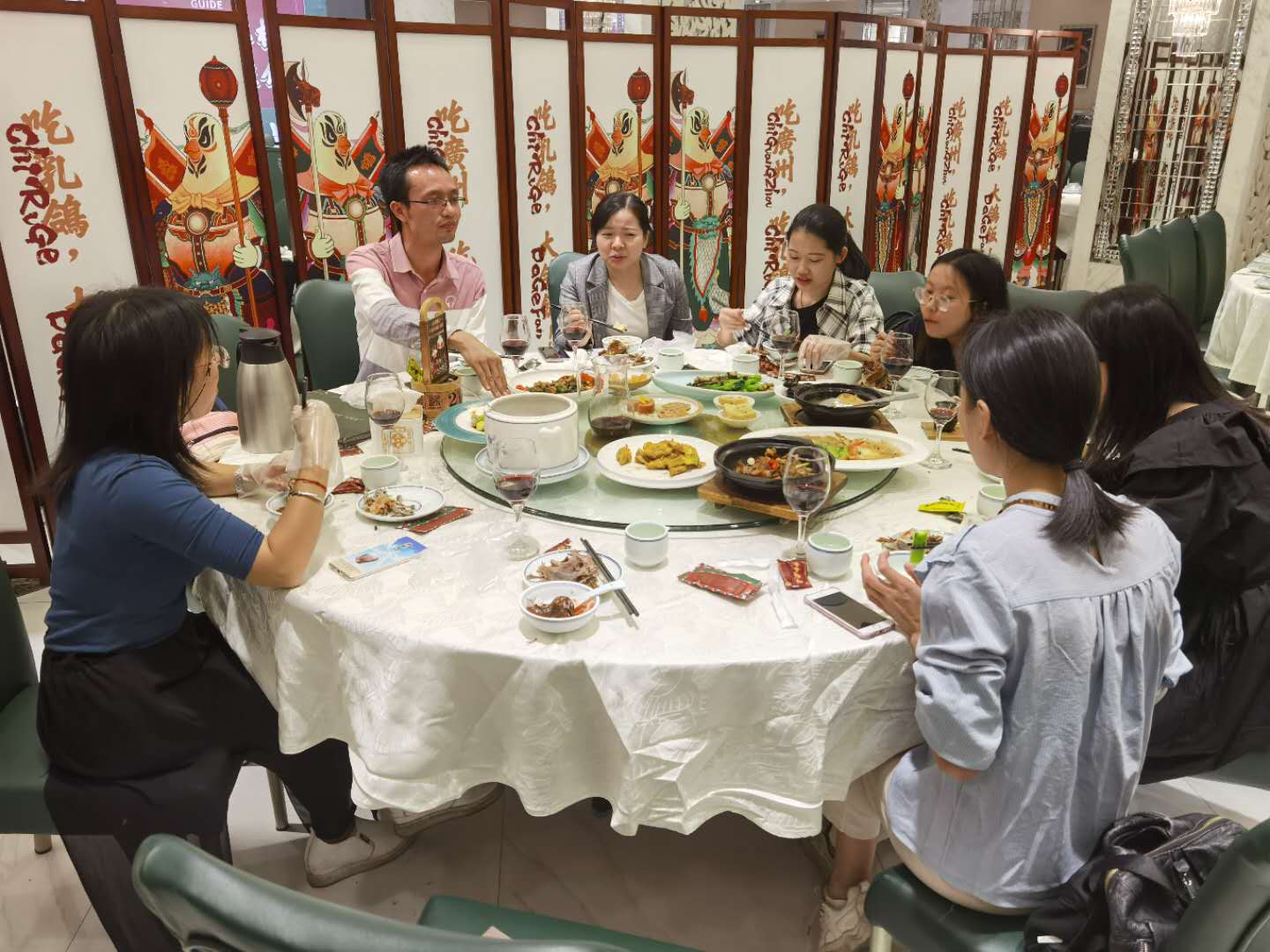 Samen eten met Google Depart.